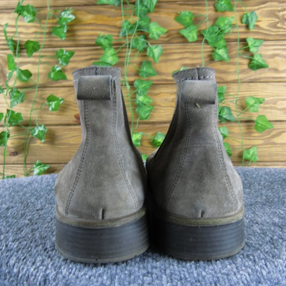 Nordstrom Men's Gray Suede Leather‎ Waterproof Ankle Boots Casual 45